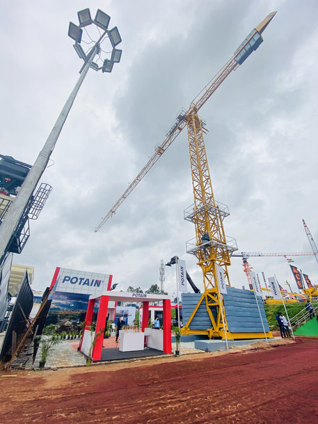 Popular Potain MCT 135 added to the production line at the Pune factory, after success in emerging markets